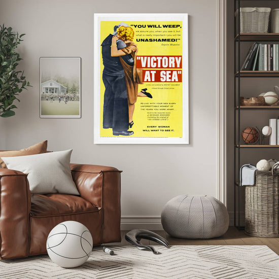 "Victory At Sea" (1954) Framed Movie Poster