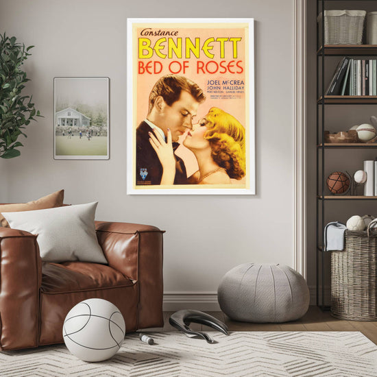 "Bed Of Roses" (1933) Framed Movie Poster