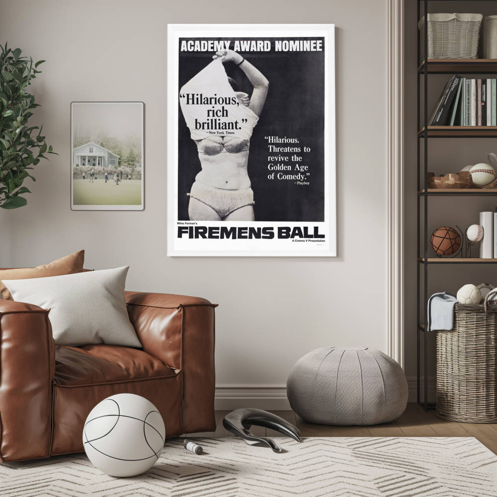 "Firemen's Ball" (1949) Framed Movie Poster