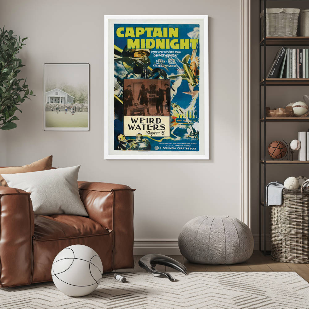 "Captain Midnight" (1942) Framed Movie Poster