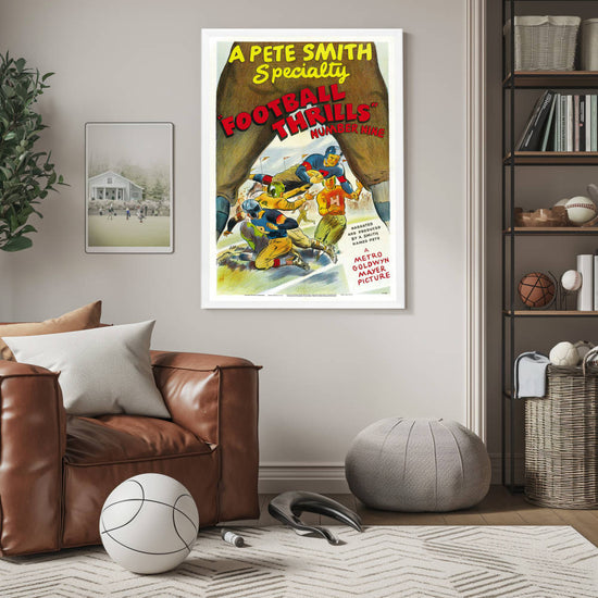 "Football Thrills No. 9" (1931) Framed Movie Poster