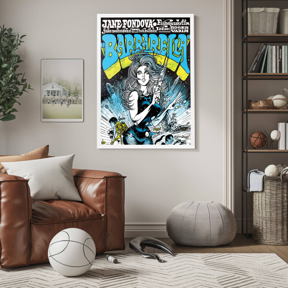 "Barbarella" (1968) Framed Movie Poster