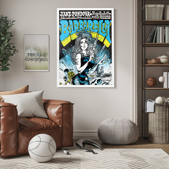 "Barbarella" (1968) Framed Movie Poster