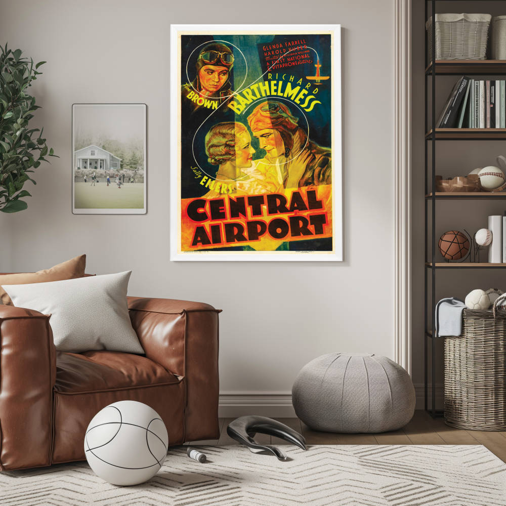 "Central Airport" (1933) Framed Movie Poster