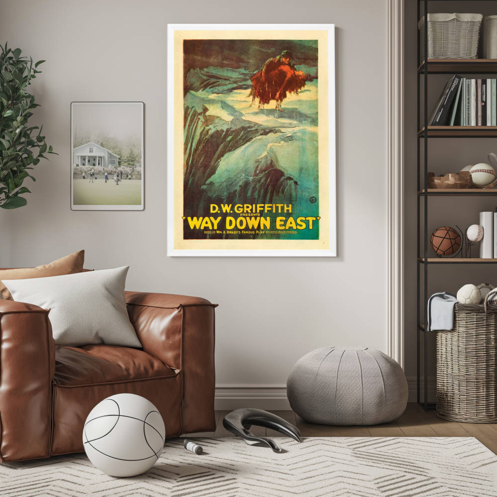 "Way Down East" (1920) Framed Movie Poster