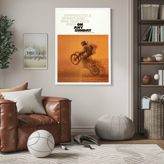 "On Any Sunday" (1972) Framed Movie Poster