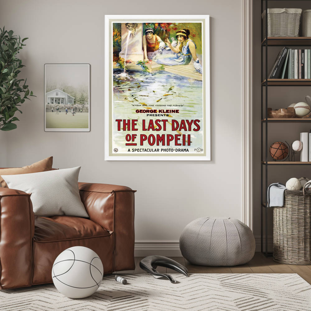 "Last Days Of Pompeii" (1913) Framed Movie Poster