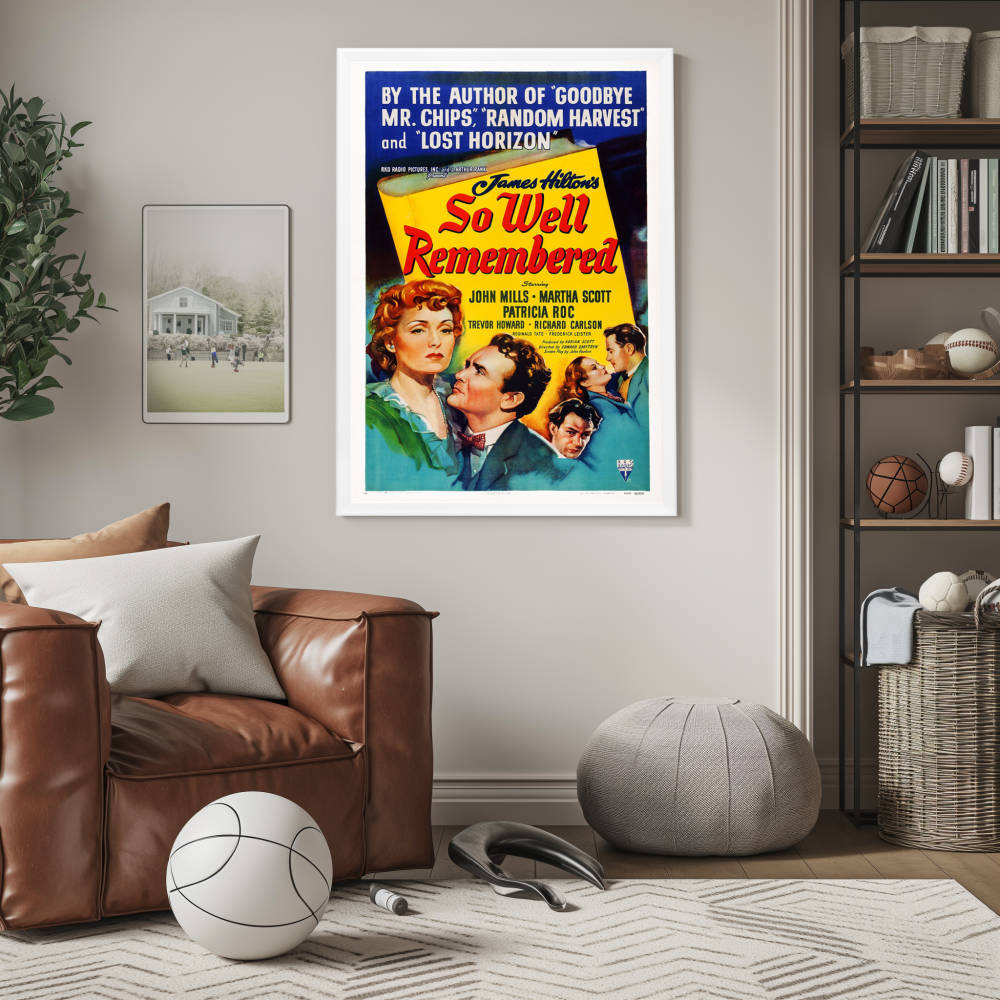 "So Well Remembered" (1947) Framed Movie Poster