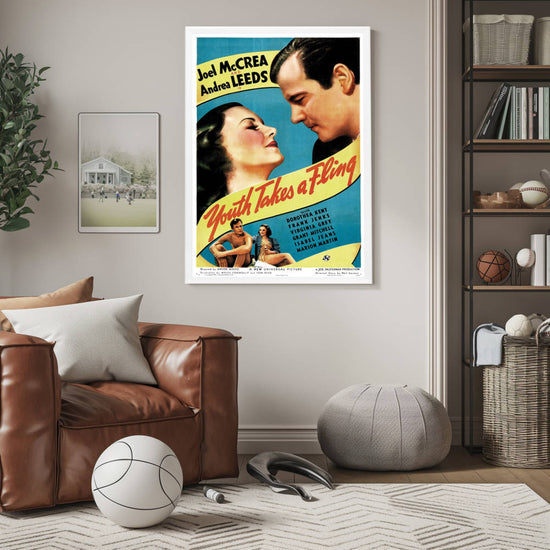 "Youth Takes A Fling" (1938) Framed Movie Poster