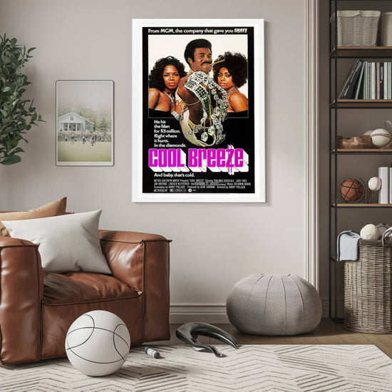 "Cool Breeze" (1972) Framed Movie Poster