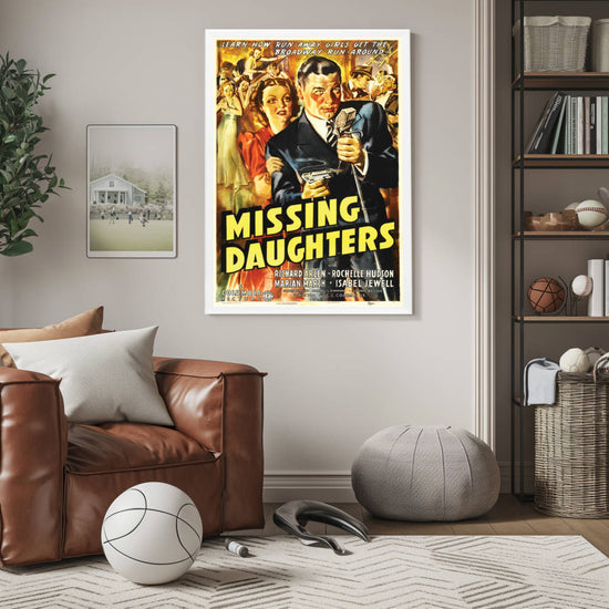 "Missing Daughters" (1939) Framed Movie Poster