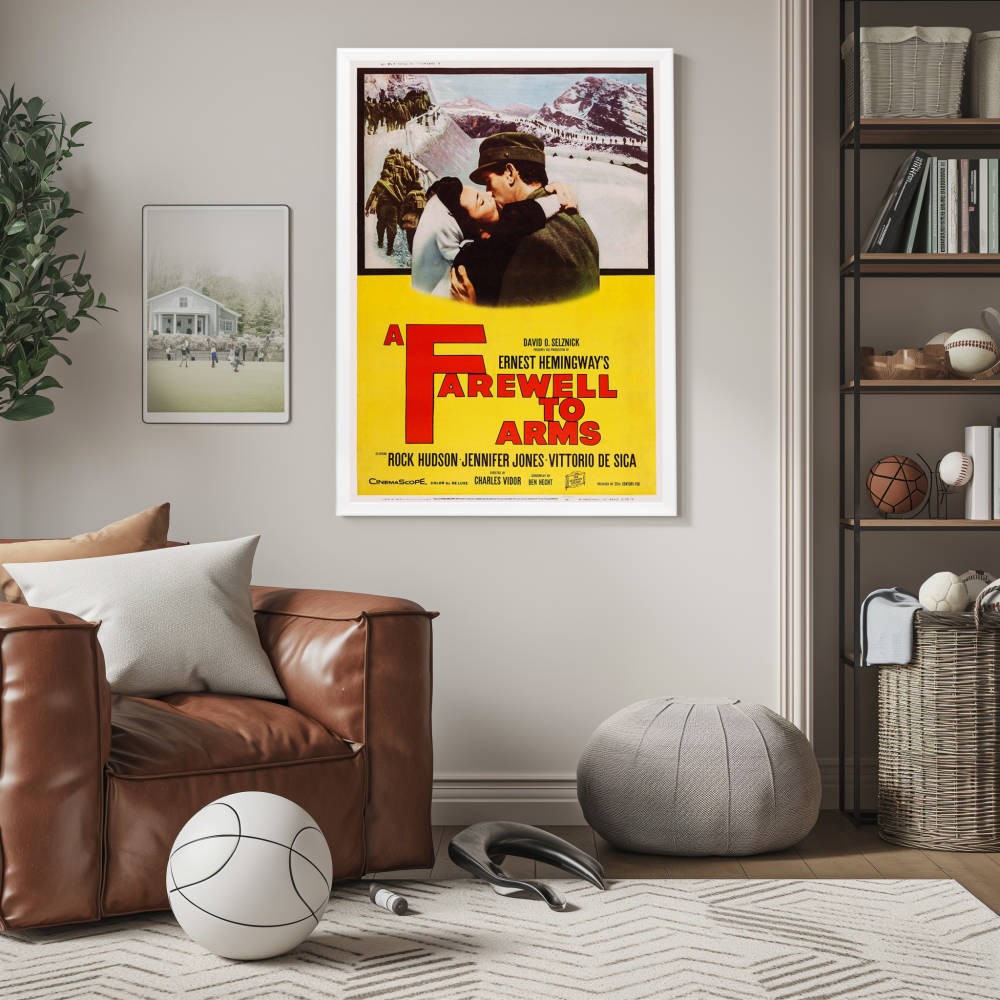 "Farewell To Arms" (1957) Framed Movie Poster