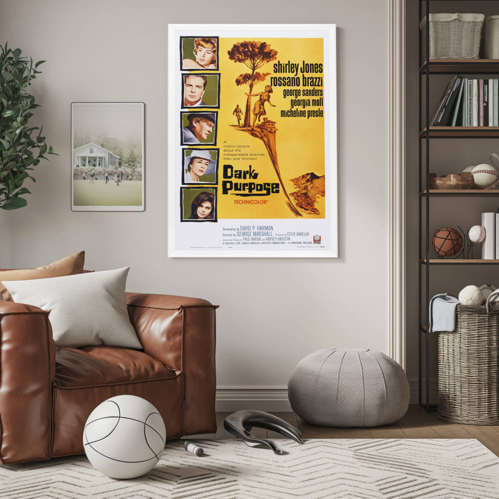 "Dark Purpose" (1964) Framed Movie Poster
