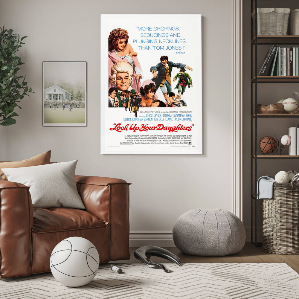 "Lock Up Your Daughters" (1969) Framed Movie Poster