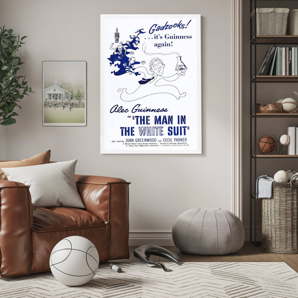 "Man In The White Suit" (1951) Framed Movie Poster