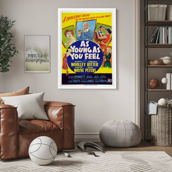 "As Young As You Feel" (1951) Framed Movie Poster