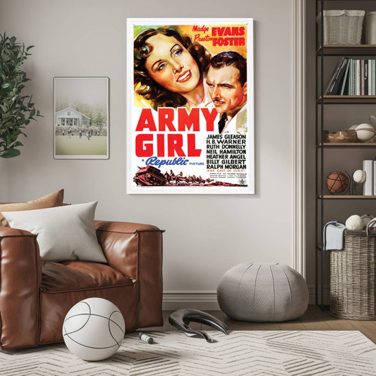 "Army Girl" (1938) Framed Movie Poster