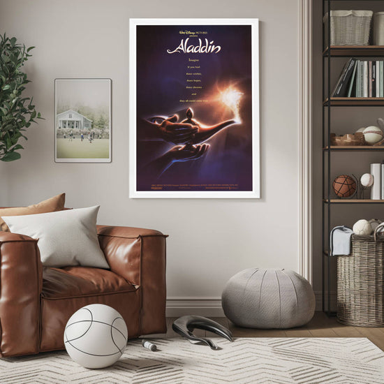 "Aladdin" (1992) Framed Movie Poster