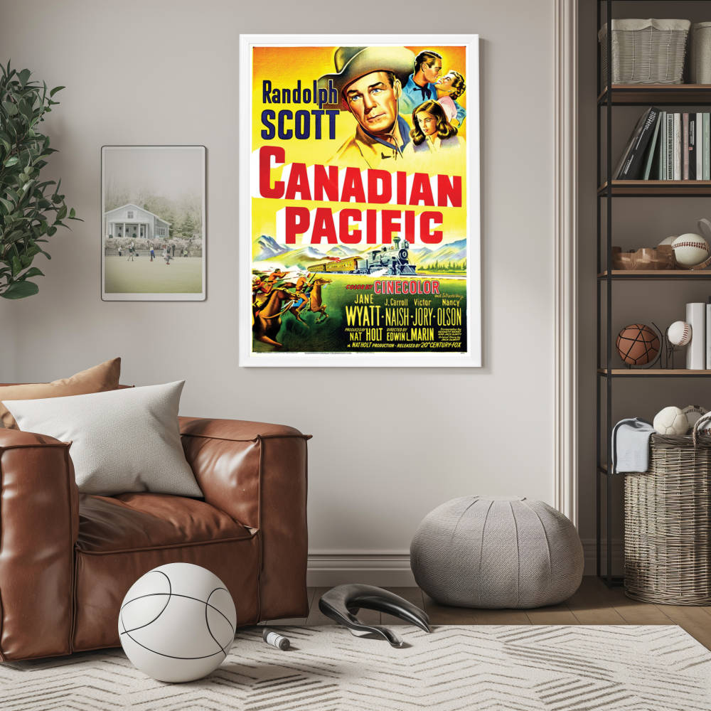 "Canadian Pacific" (1949) Framed Movie Poster