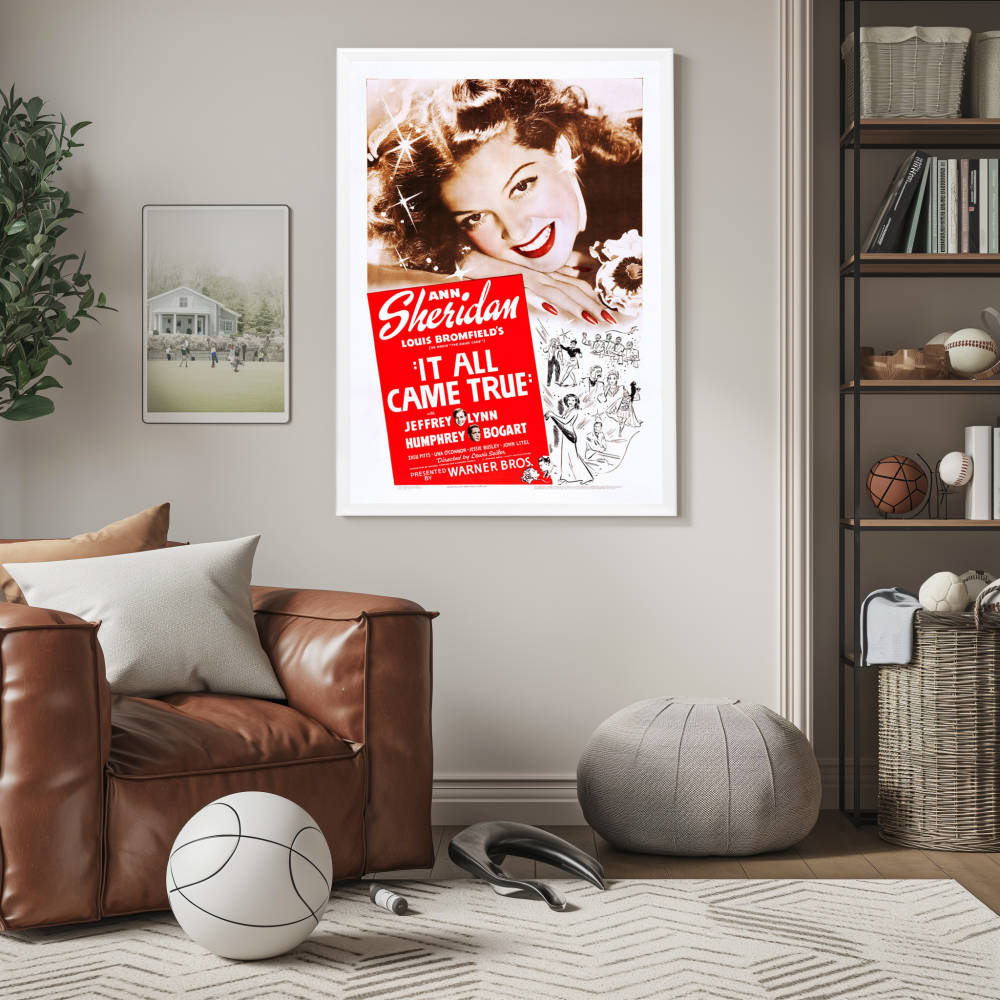 "It All Came True" (1940) Framed Movie Poster