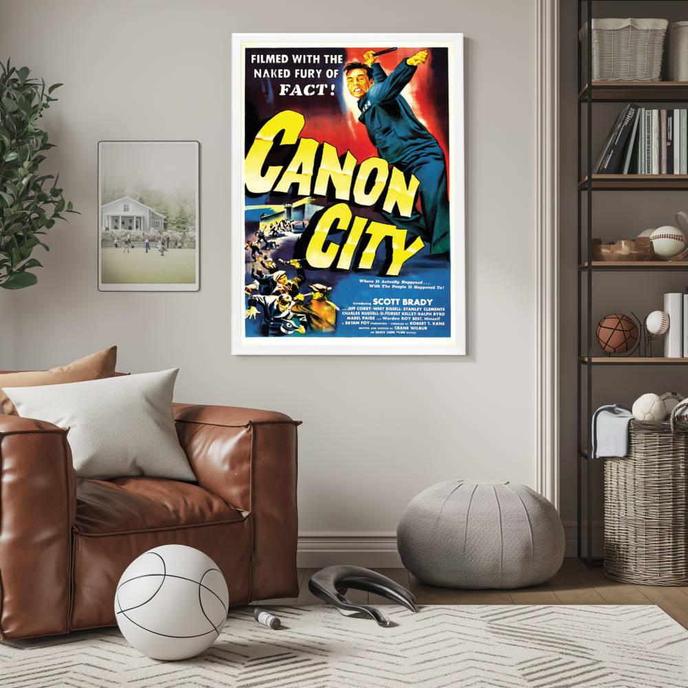 "Canon City" (1948) Framed Movie Poster