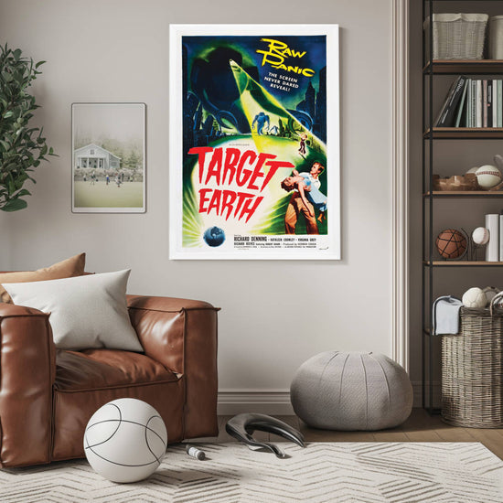 "Target Earth" (1954) Framed Movie Poster