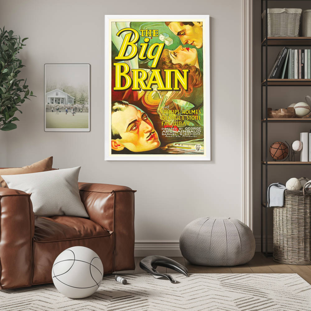 "Big Brain" (1933) Framed Movie Poster