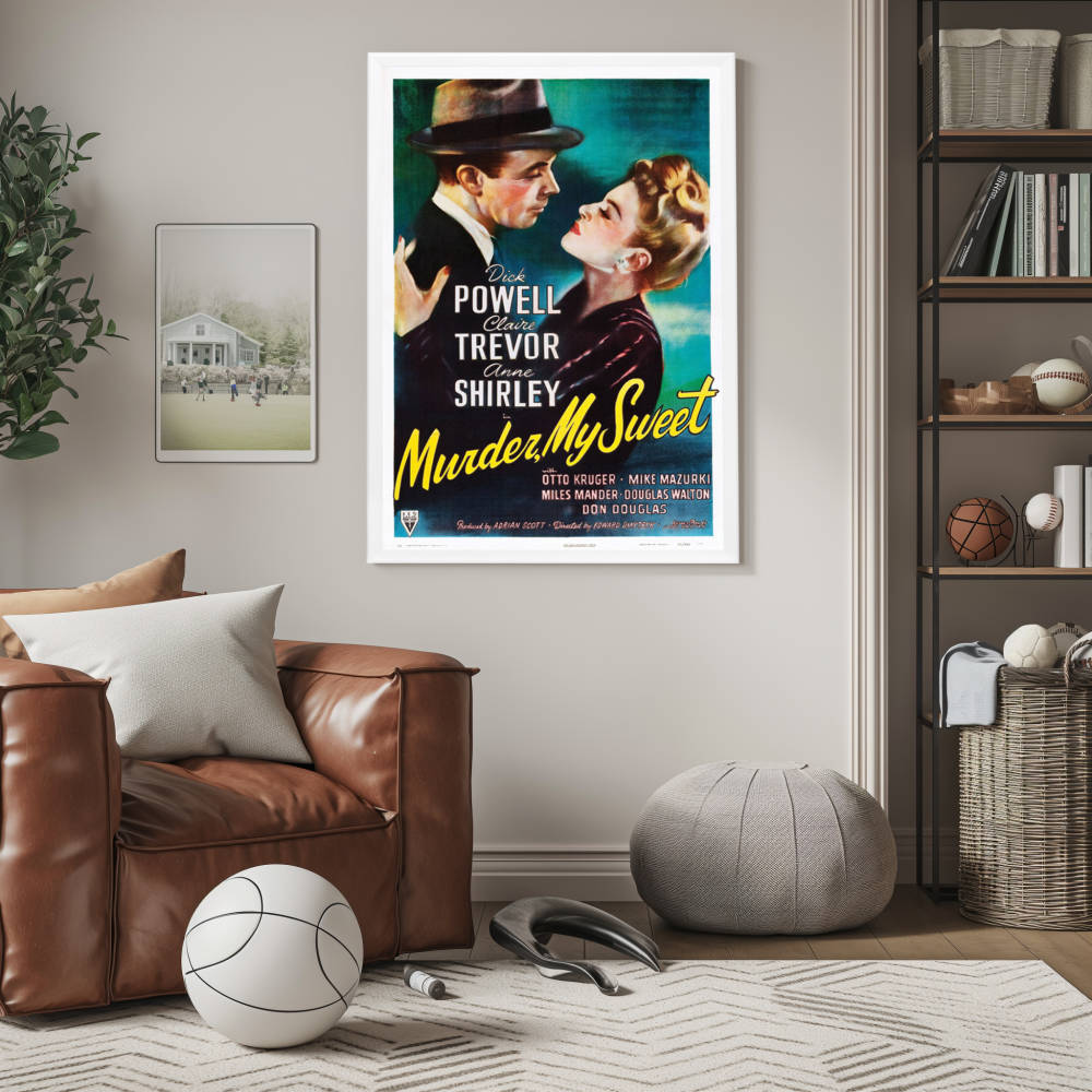 "Murder, My Sweet" (1944) Framed Movie Poster