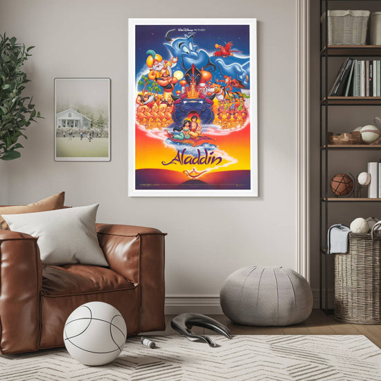 "Aladdin" (1992) Framed Movie Poster