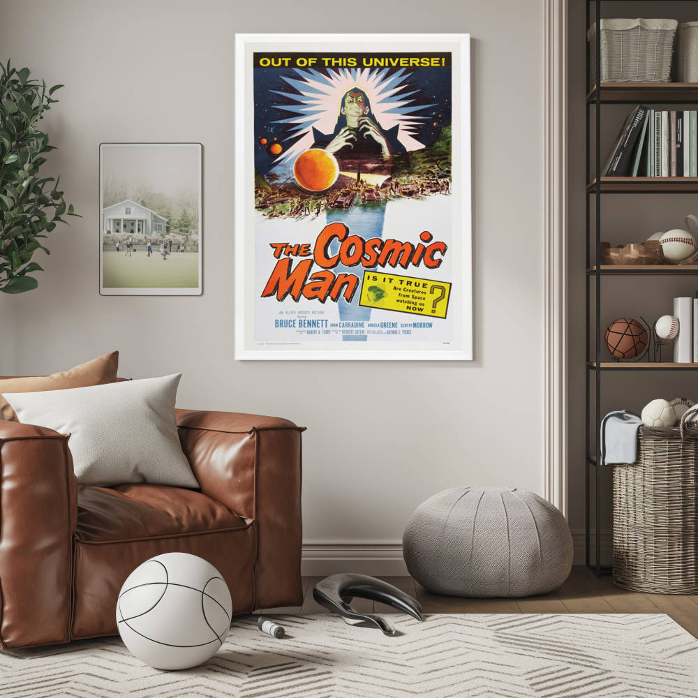 "Cosmic Man" (1959) Framed Movie Poster