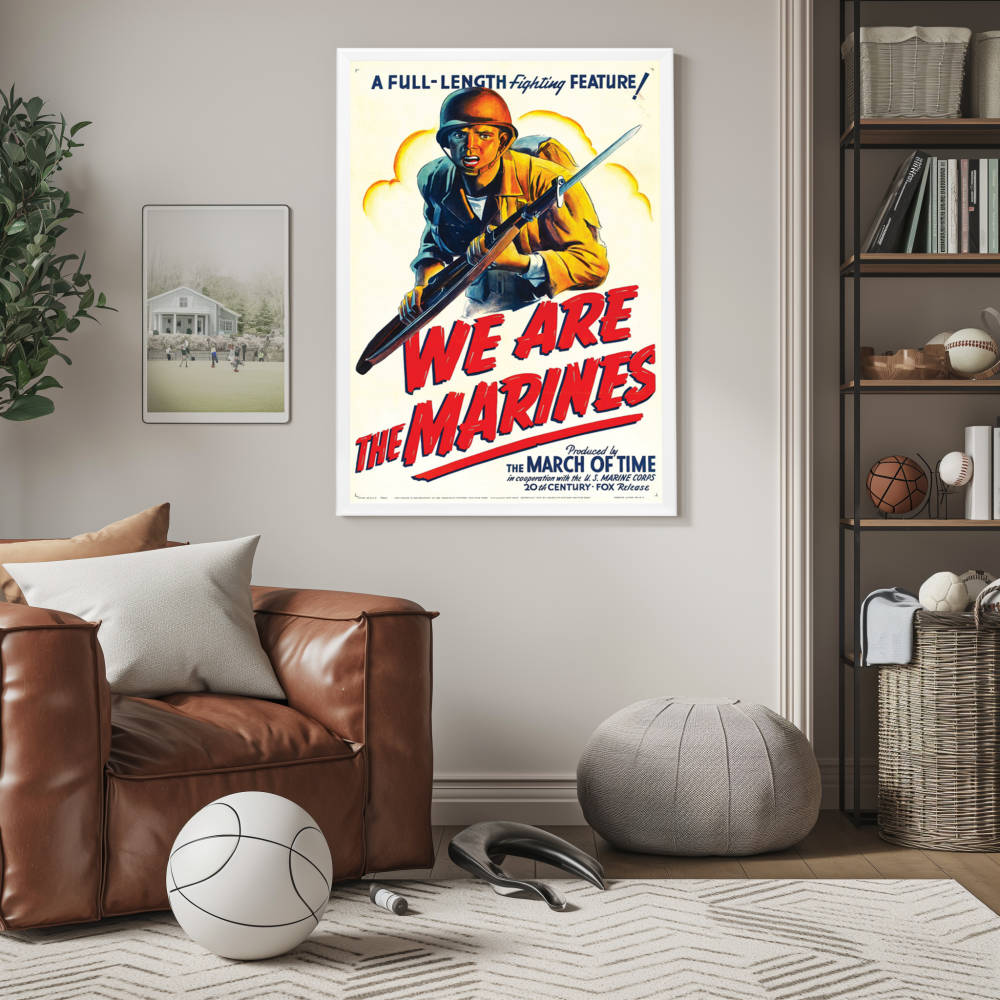 "We Are The Marines" (1942) Framed Movie Poster