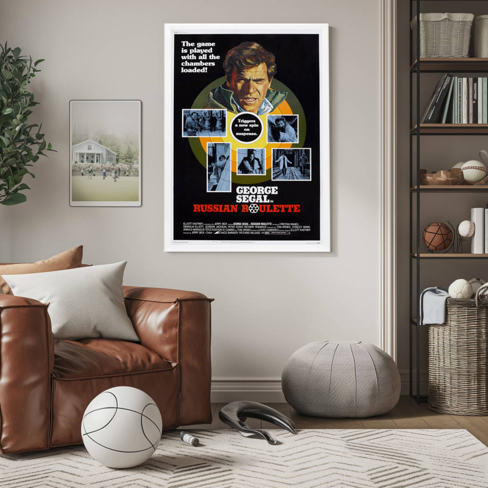 "Russian Roulette" (1975) Framed Movie Poster