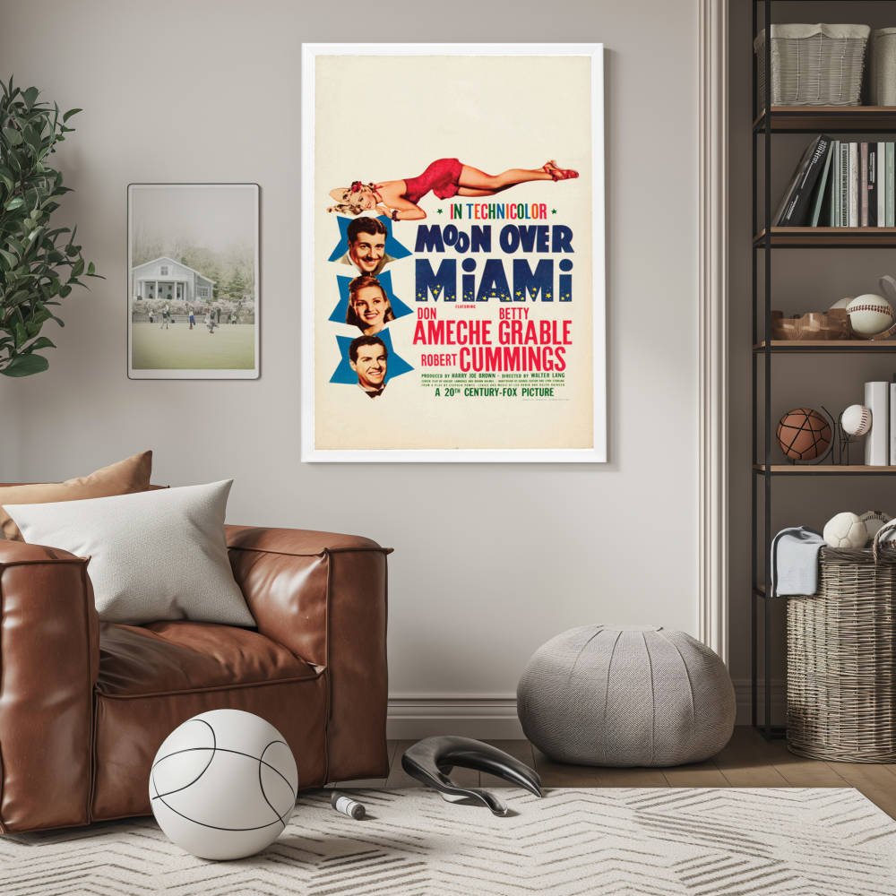"Moon Over Miami" (1941) Framed Movie Poster