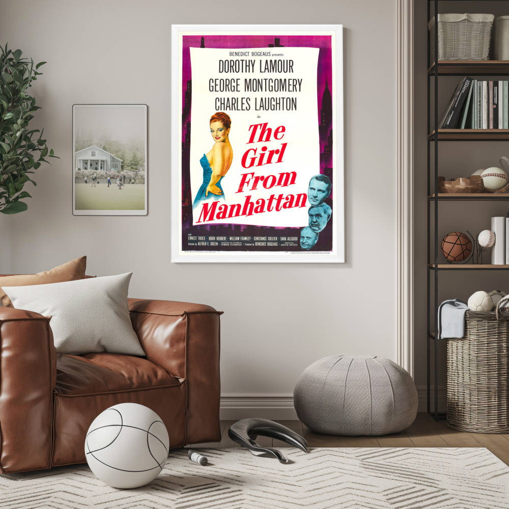 "Girl From Manhattan" (1948) Framed Movie Poster