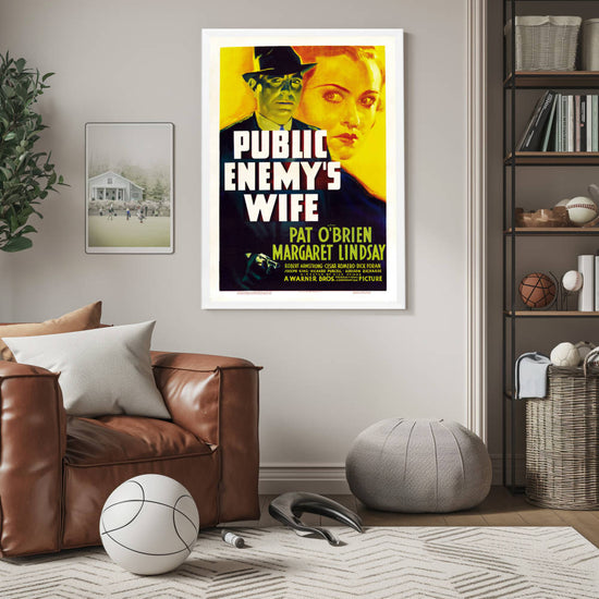 "Public Enemy's Wife" (1936) Framed Movie Poster