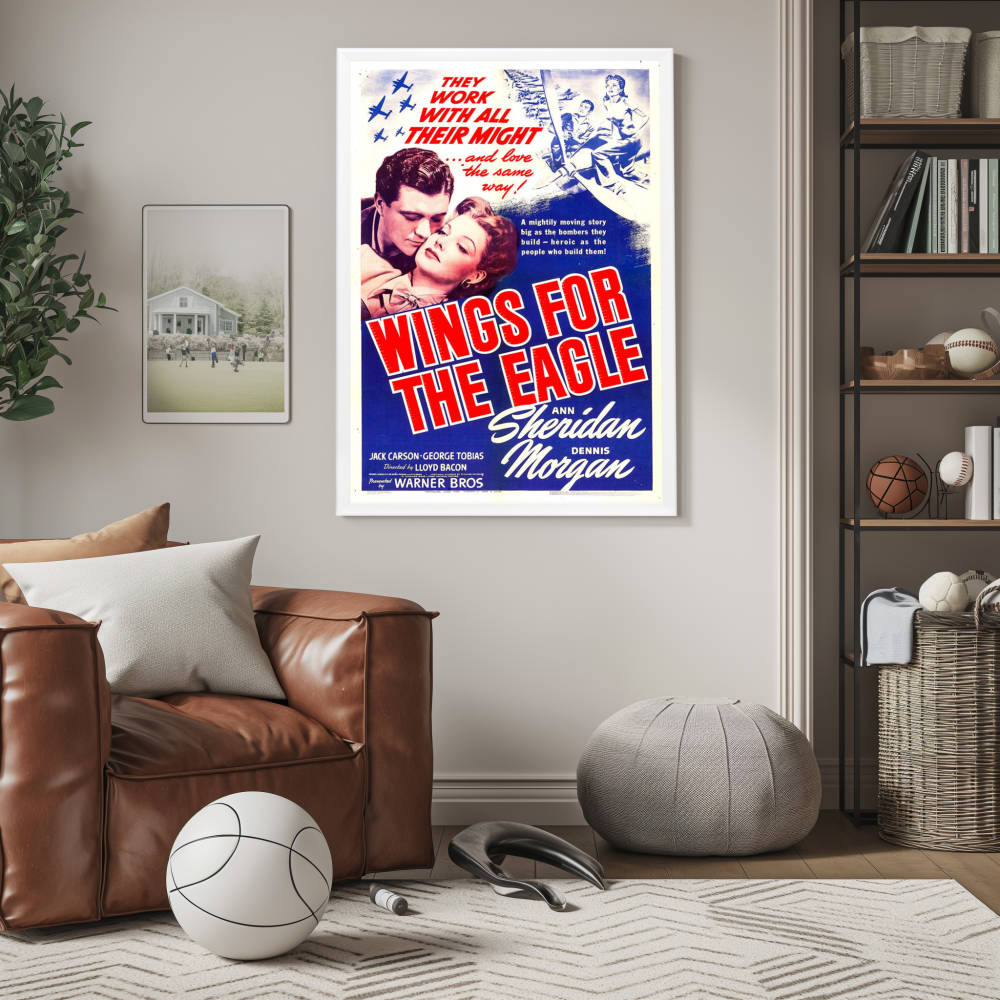 "Wings For The Eagle" (1942) Framed Movie Poster