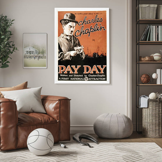 "Pay Day" (1922) Framed Movie Poster