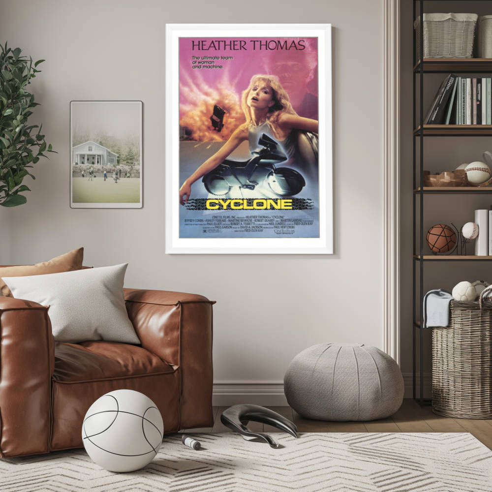 "Cyclone" (1987) Framed Movie Poster