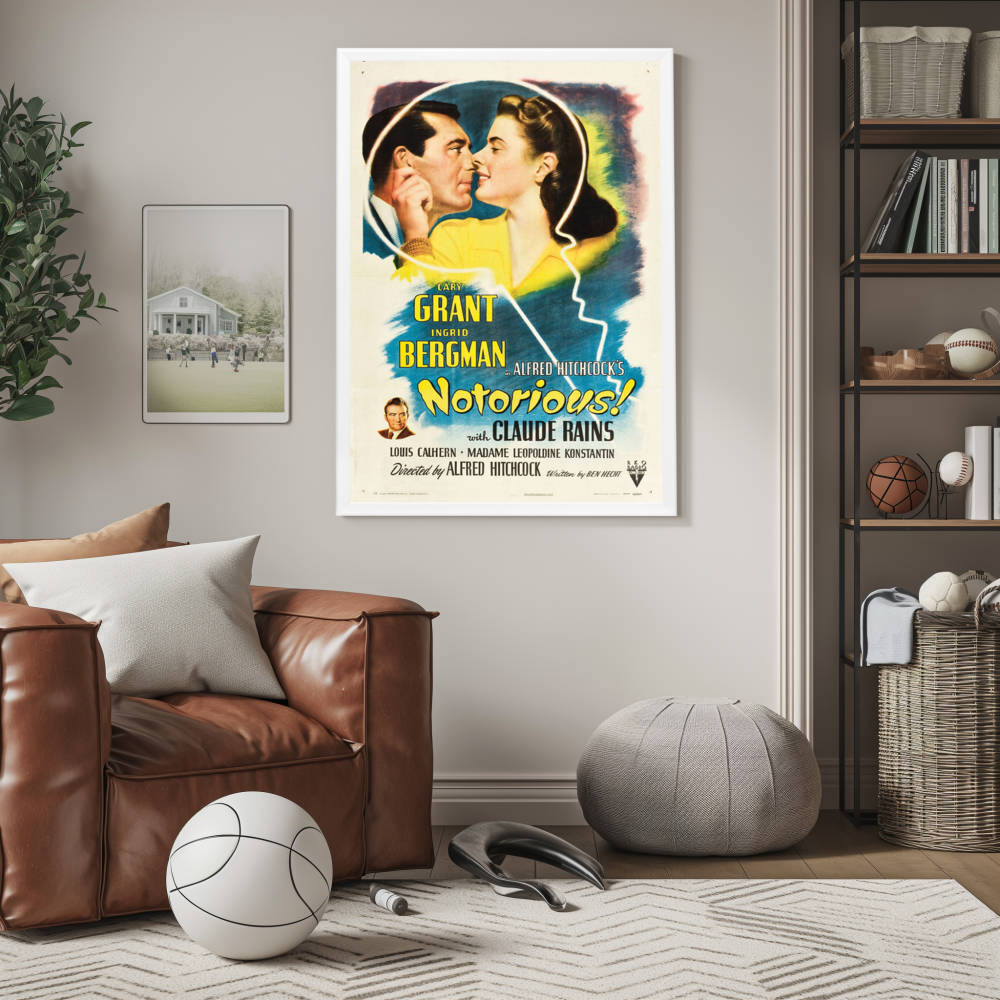"Notorious" (1946) Framed Movie Poster