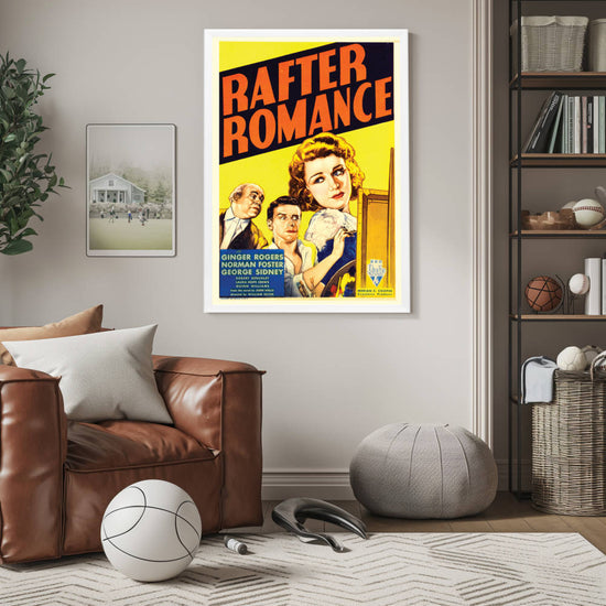 "Rafter Romance" (1933) Framed Movie Poster