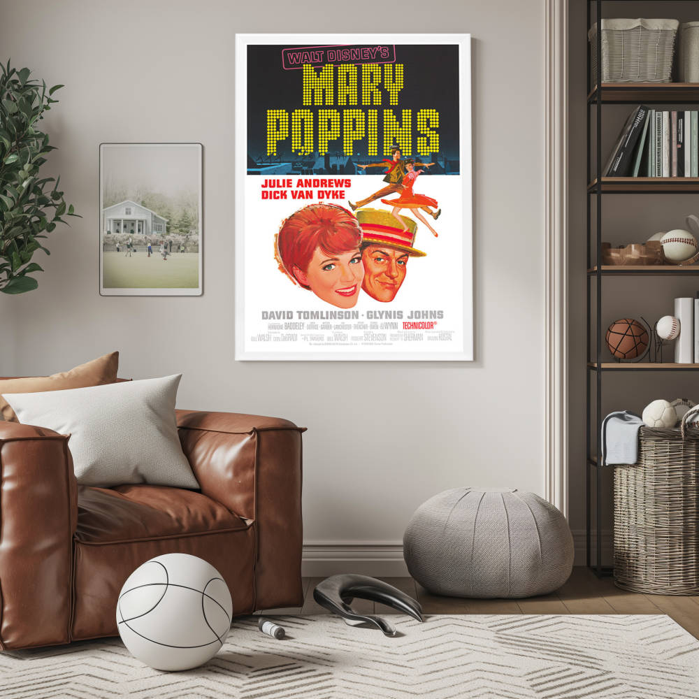 "Mary Poppins" (1964) Framed Movie Poster