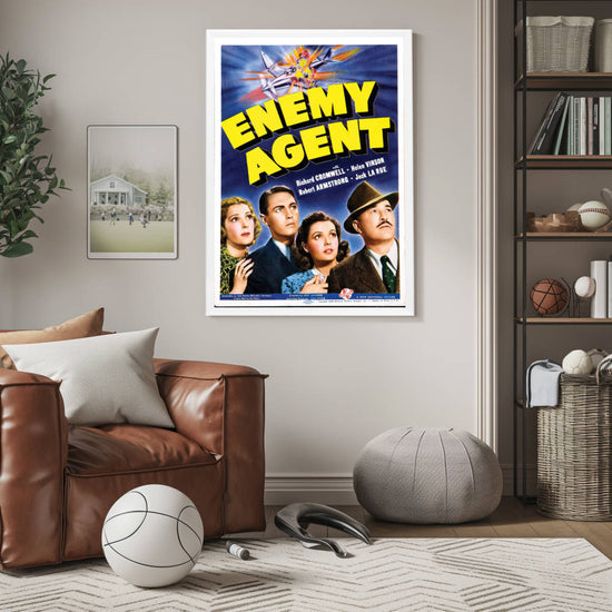 "Enemy Agent" (1940) Framed Movie Poster