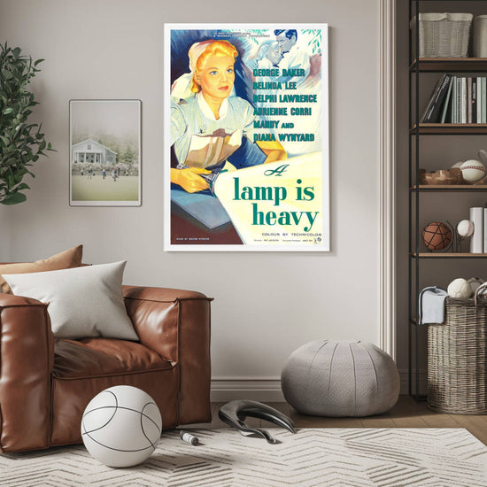 "Lamp Is Heavy" (1956) Framed Movie Poster