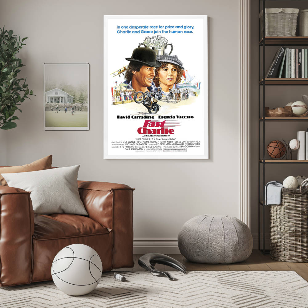 "Fast Charlie...The Moonbeam Rider" (1979) Framed Movie Poster