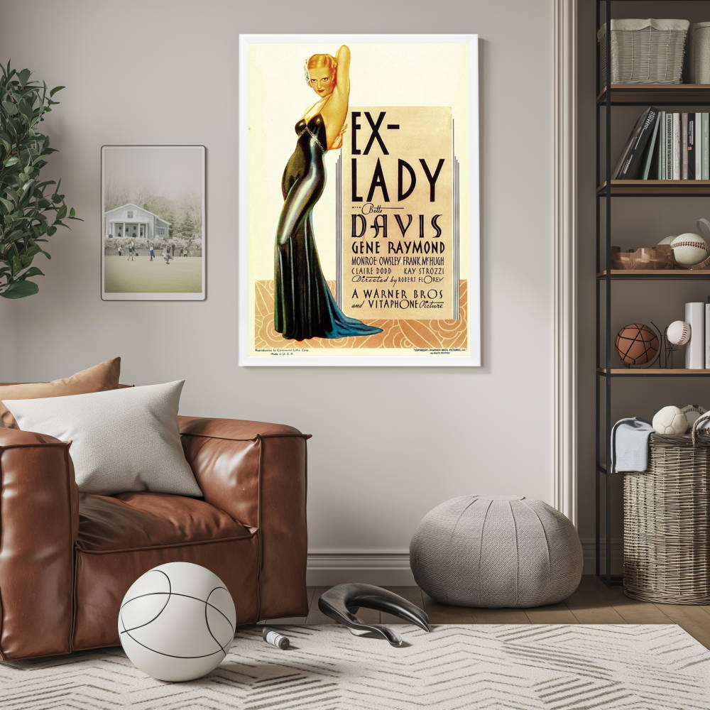 "Ex-Lady" (1933) Framed Movie Poster