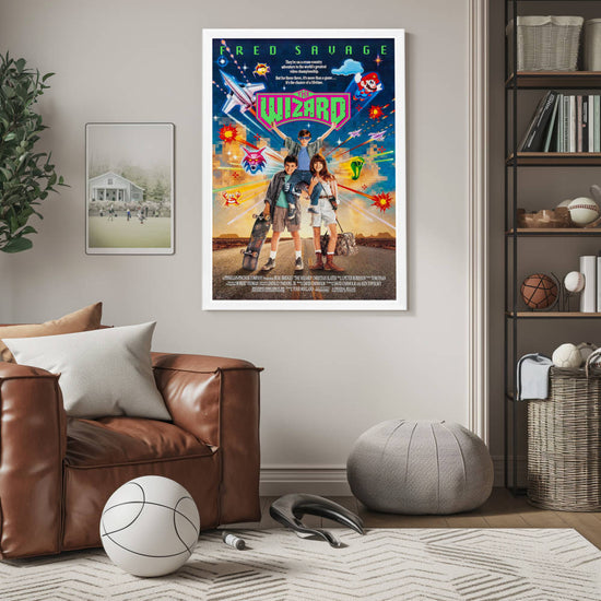 "Wizard" (1989) Framed Movie Poster