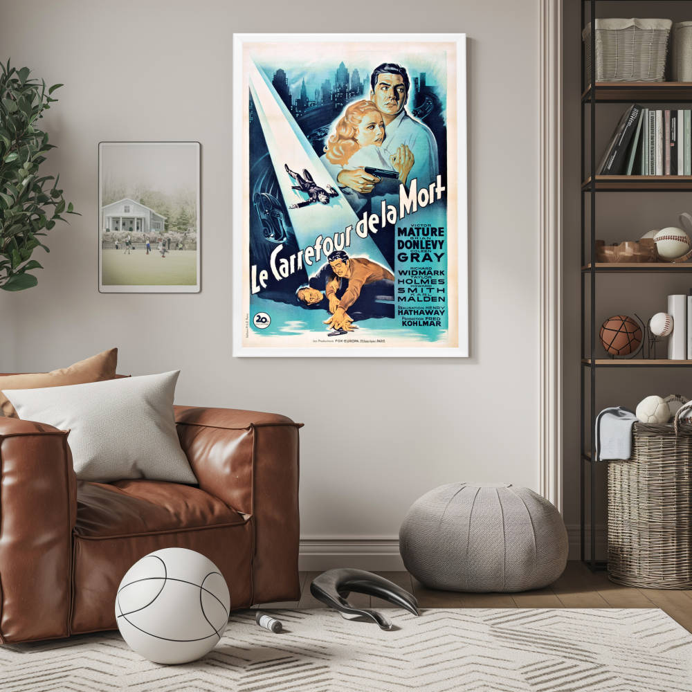 "Kiss Of Death" (1947) Framed Movie Poster