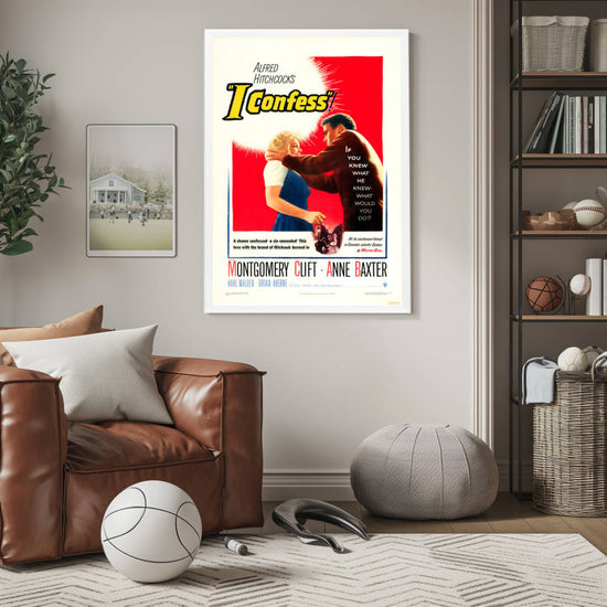 "I Confess" (1953) Framed Movie Poster