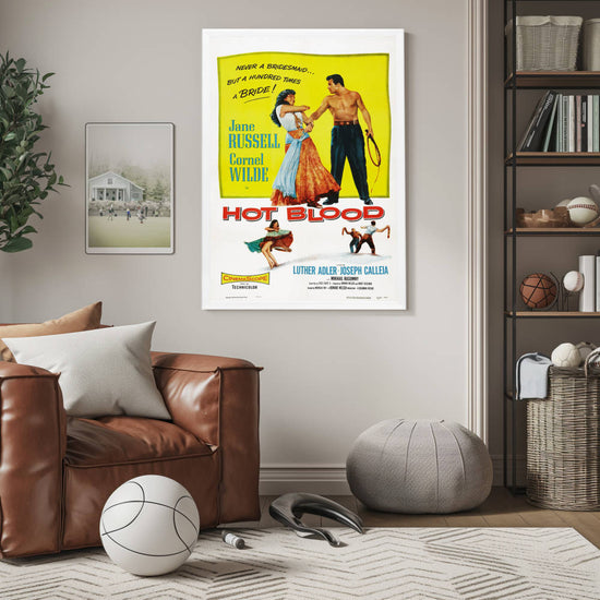 "Hot Blood" (1956) Framed Movie Poster