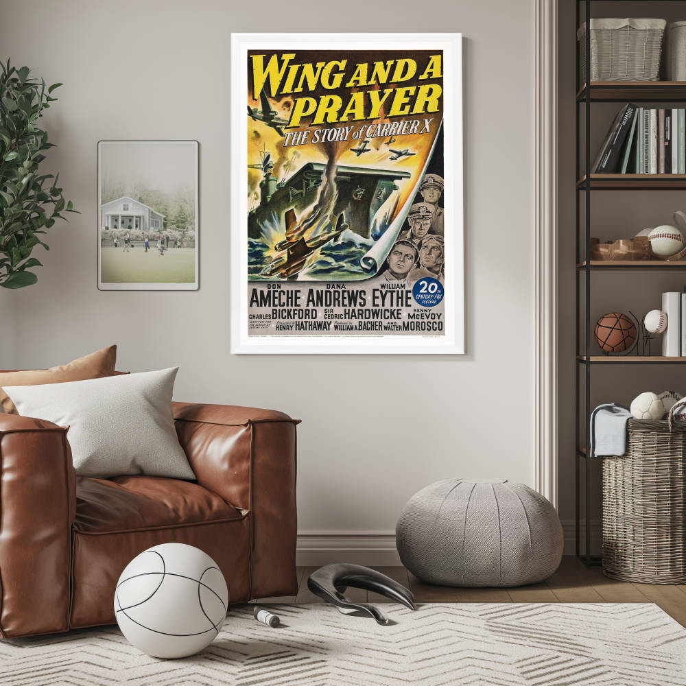 "Wing And A Prayer" (1944) Framed Movie Poster